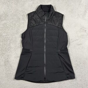 Lululemon Down For It All Vest Womens 12 Black Goose Down